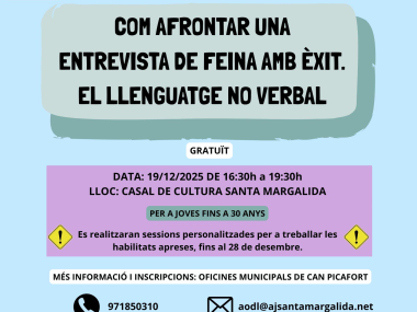 Cartell entrevista català